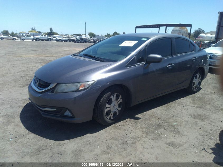 2015 HONDA CIVIC HYBRID - 19XFB4F39FE200694