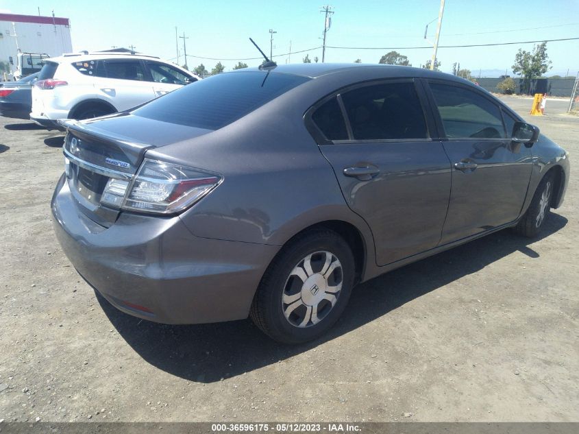 2015 HONDA CIVIC HYBRID - 19XFB4F39FE200694