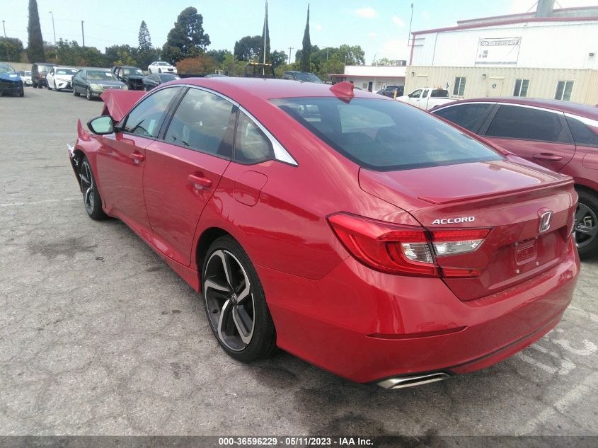 2020 HONDA ACCORD SEDAN SPORT - 1HGCV1F31LA087073