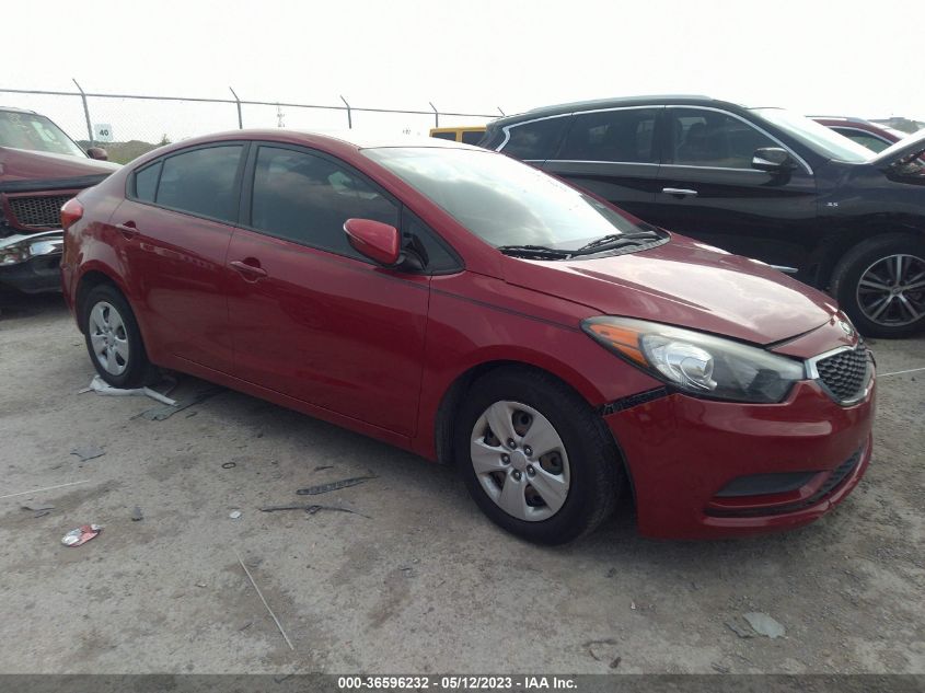 2016 KIA FORTE LX - KNAFX4A6XG5499934