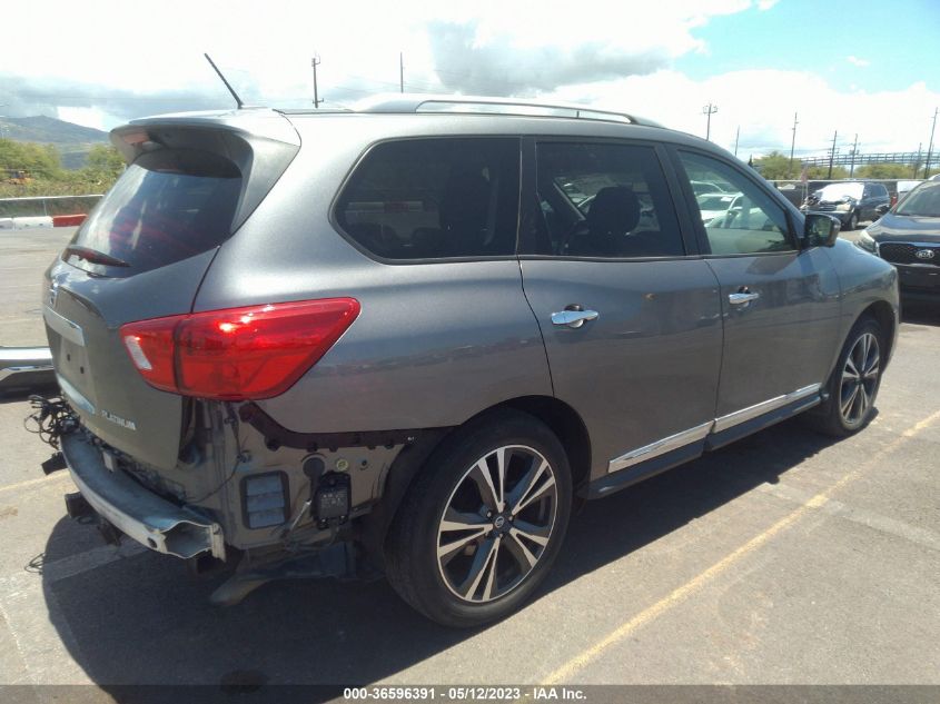 2018 NISSAN PATHFINDER PLATINUM - 5N1DR2MN3JC653474