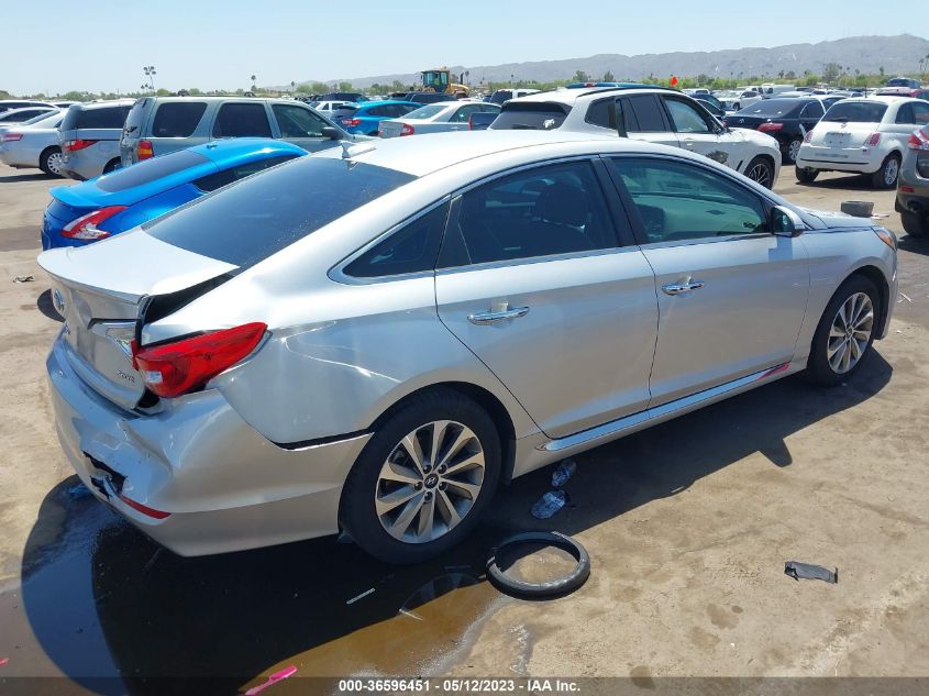 2015 HYUNDAI SONATA 2.4L SPORT - 5NPE34AF2FH059456