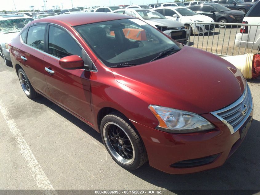 2015 NISSAN SENTRA SR/SL/S/SV/FE+ S - 3N1AB7AP3FY253771