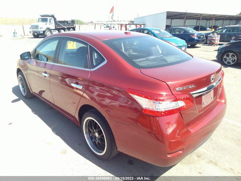 2015 NISSAN SENTRA SR/SL/S/SV/FE+ S - 3N1AB7AP3FY253771