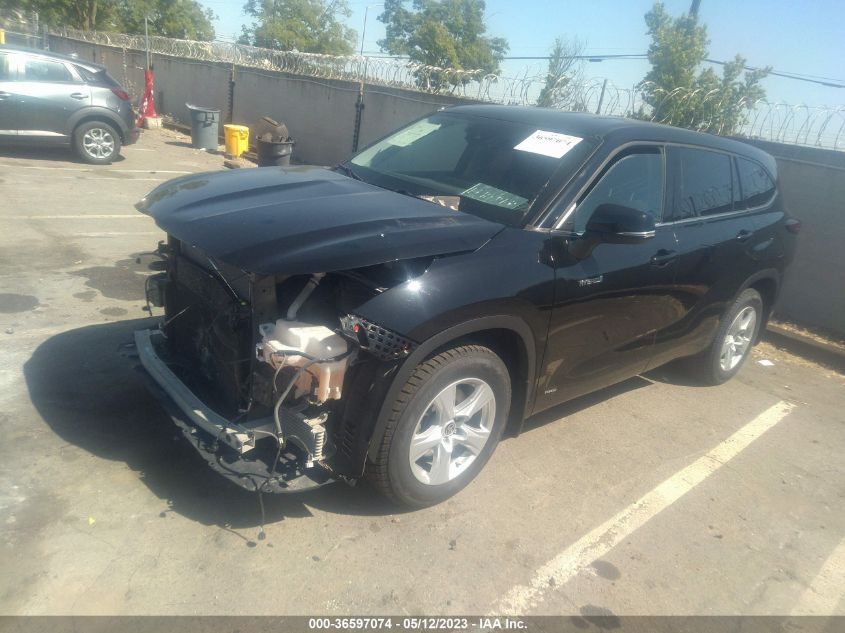 2021 TOYOTA HIGHLANDER HYBRID LE - 5TDBBRCHXMS040940