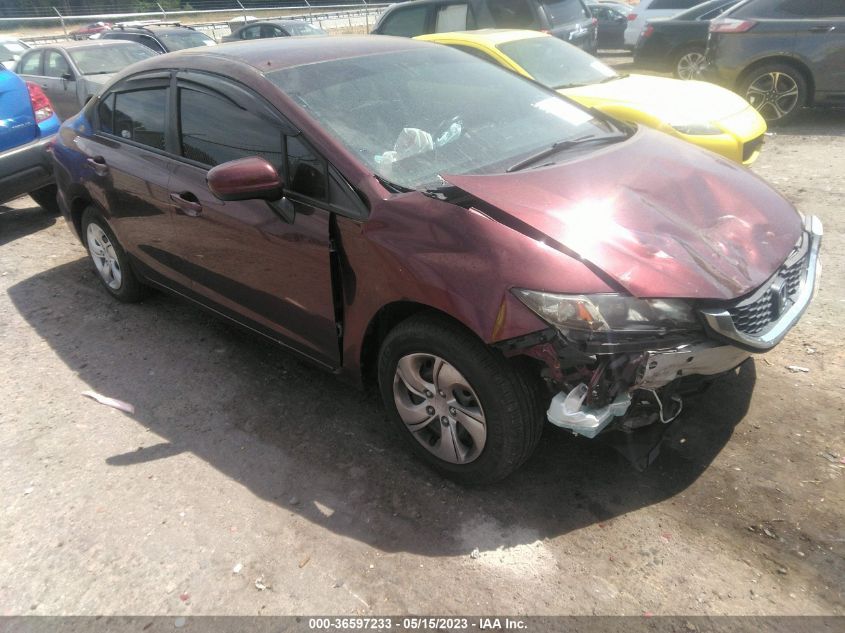 2015 HONDA CIVIC SEDAN LX - 19XFB2F53FE236368