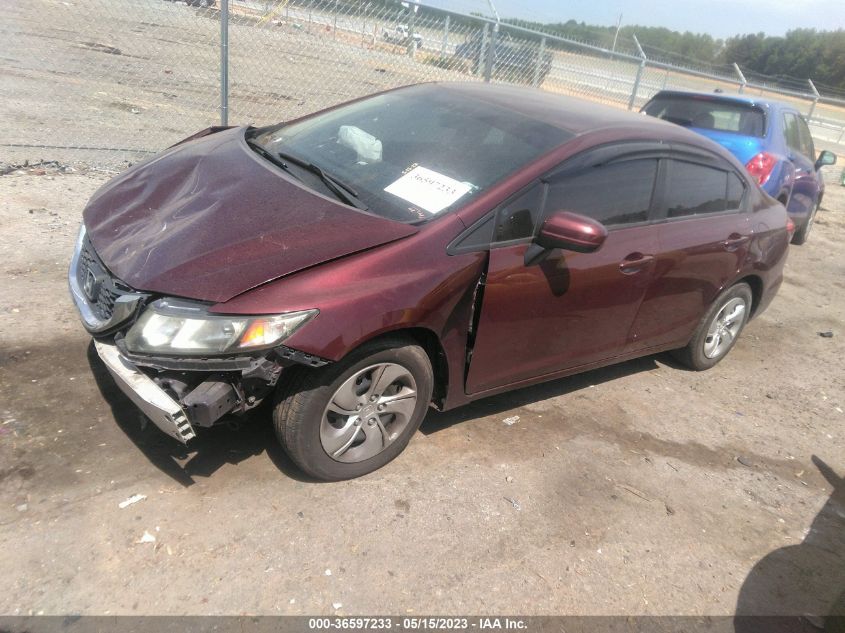 2015 HONDA CIVIC SEDAN LX - 19XFB2F53FE236368