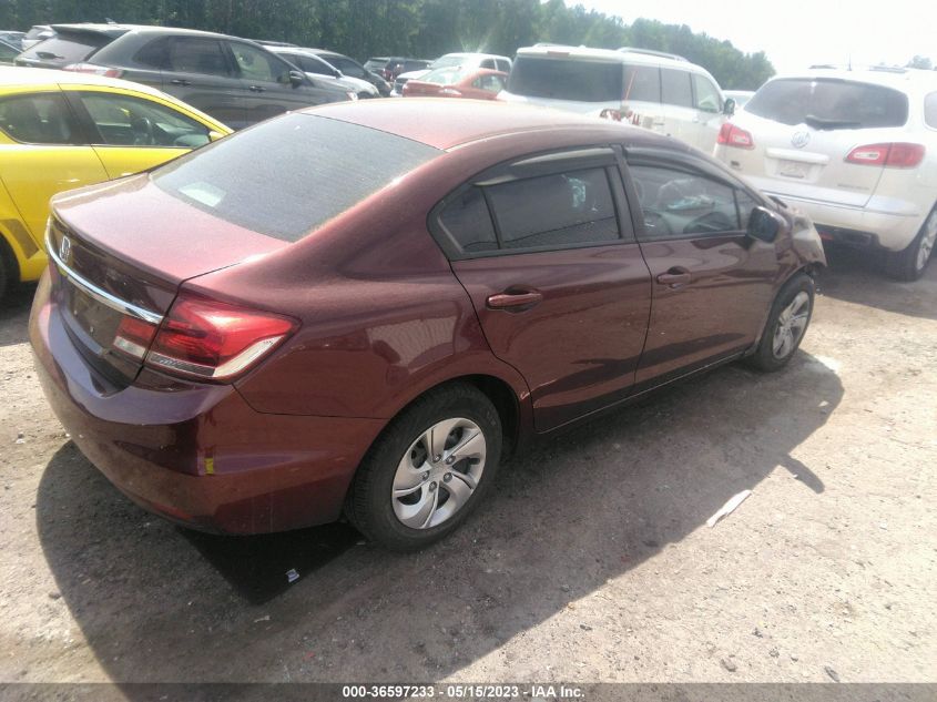 2015 HONDA CIVIC SEDAN LX - 19XFB2F53FE236368