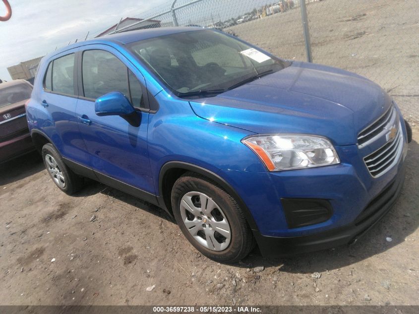 2016 CHEVROLET TRAX LS - KL7CJKSB2GB663361