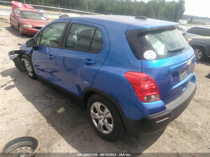 2016 CHEVROLET TRAX LS - KL7CJKSB2GB663361
