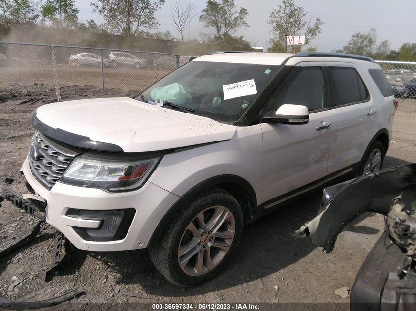 VIN 1FM5K8F86HGC12802 2017 FORD EXPLORER LIMITED