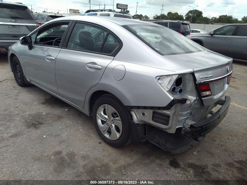 2015 HONDA CIVIC SEDAN LX - 19XFB2F52FE053639