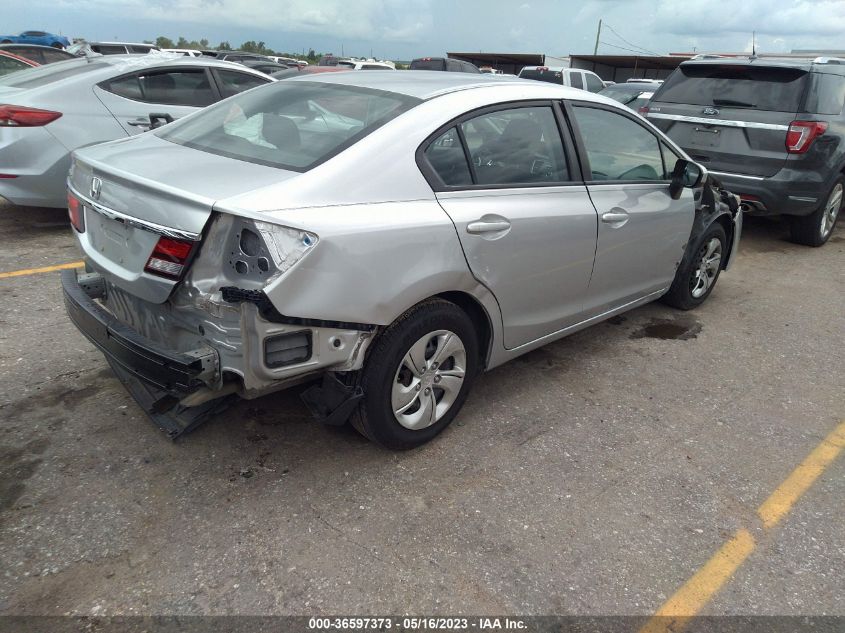 2015 HONDA CIVIC SEDAN LX - 19XFB2F52FE053639