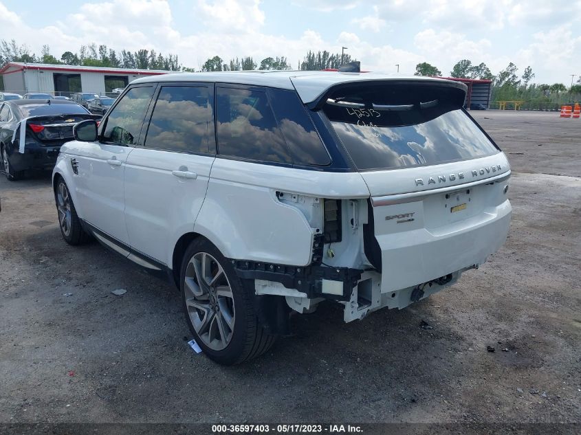 2019 LAND ROVER RANGE ROVER SPORT HSE - SALWR2RV5KA851839