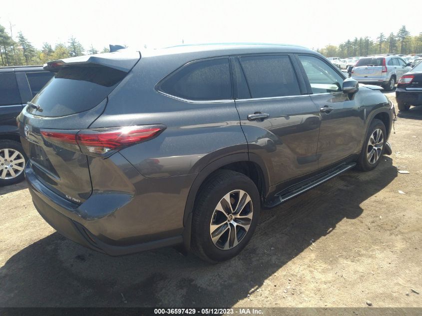 2021 TOYOTA HIGHLANDER XLE - 5TDGZRBH7MS558393