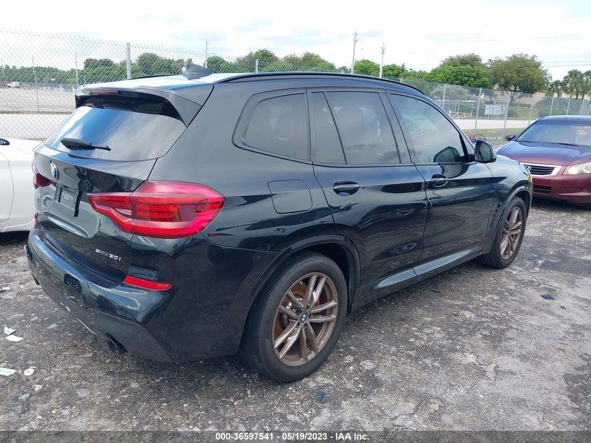 VIN 5UXTY3C07M9H01172 2021 BMW X3 SDRIVE30I