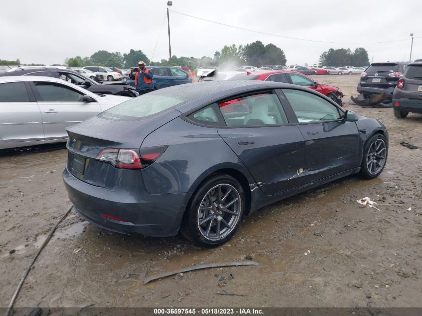 2022 TESLA MODEL 3 - 5YJ3E1EA1NF308289