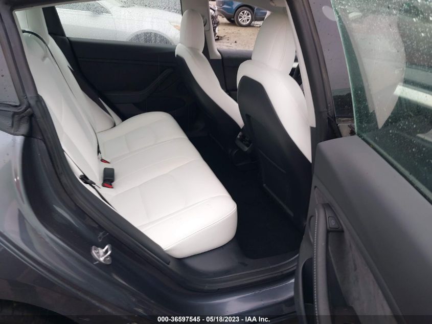 2022 TESLA MODEL 3 - 5YJ3E1EA1NF308289