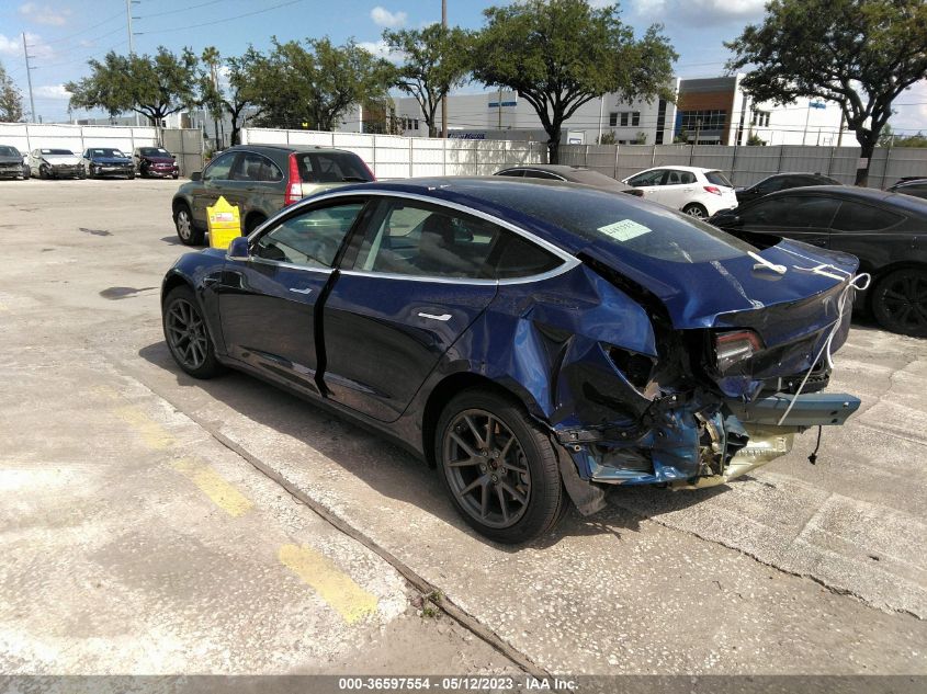 2018 TESLA MODEL 3 RANGE BATTERY - 5YJ3E1EA6JF124914