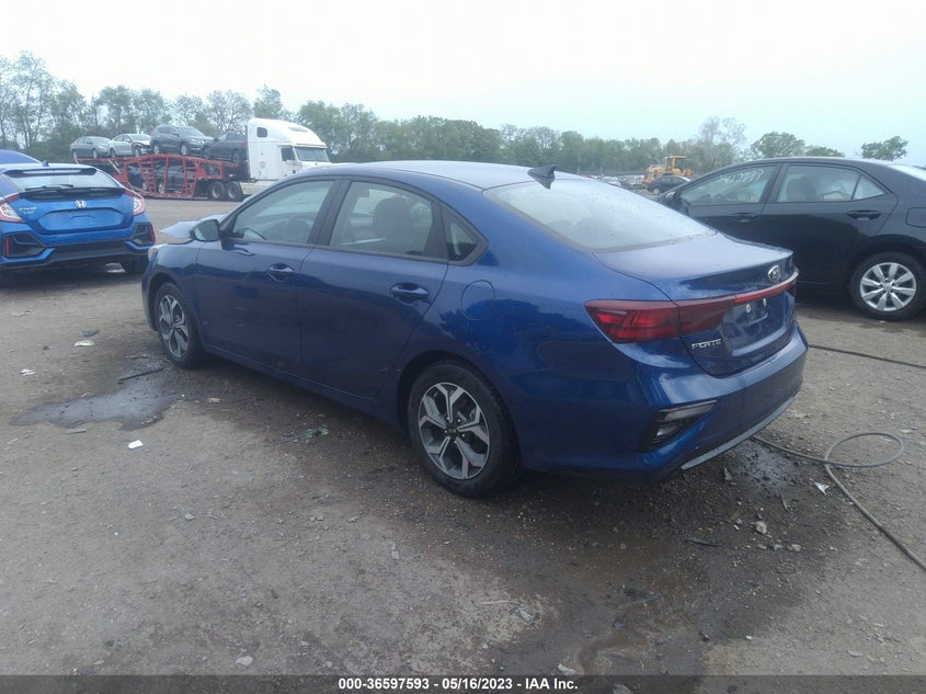 VIN 3KPF24AD9ME280558 2021 KIA FORTE LXS