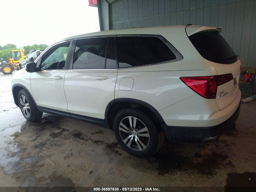 2017 HONDA PILOT EX-L - 5FNYF5H50HB002391
