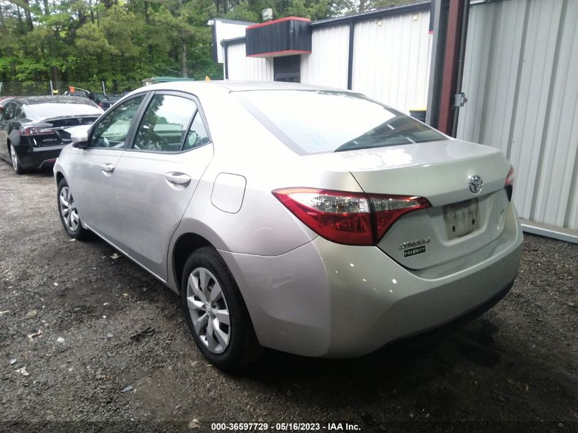2015 TOYOTA COROLLA L/LE/S/S PLUS/LE PLUS - 2T1BURHE1FC288756