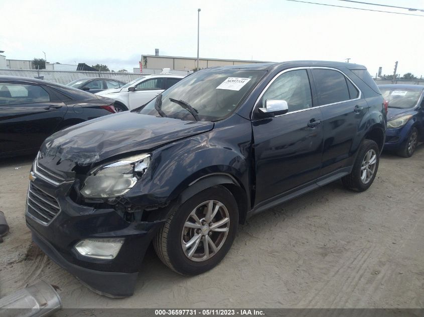 2016 CHEVROLET EQUINOX LT - 2GNALCEK2G6163264