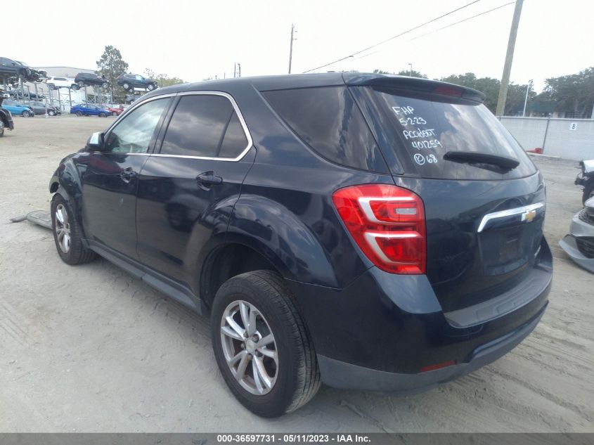 2016 CHEVROLET EQUINOX LT - 2GNALCEK2G6163264