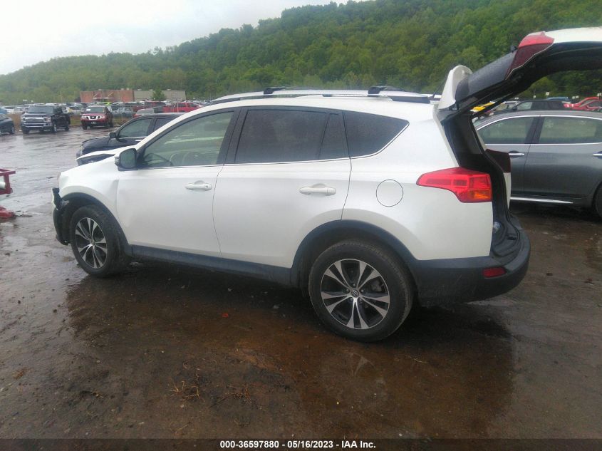 2015 TOYOTA RAV4 LIMITED - JTMDFREV7FD129542