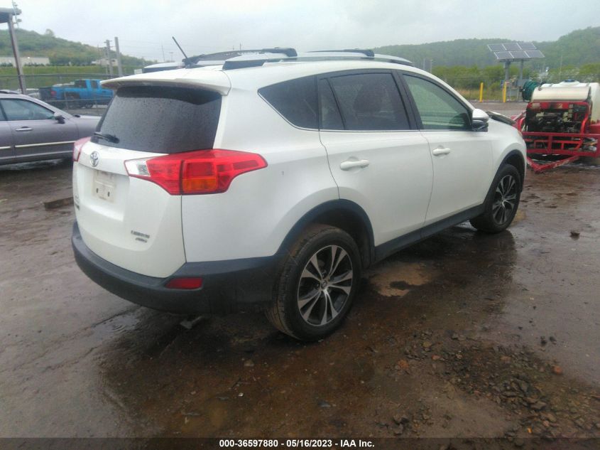 2015 TOYOTA RAV4 LIMITED - JTMDFREV7FD129542