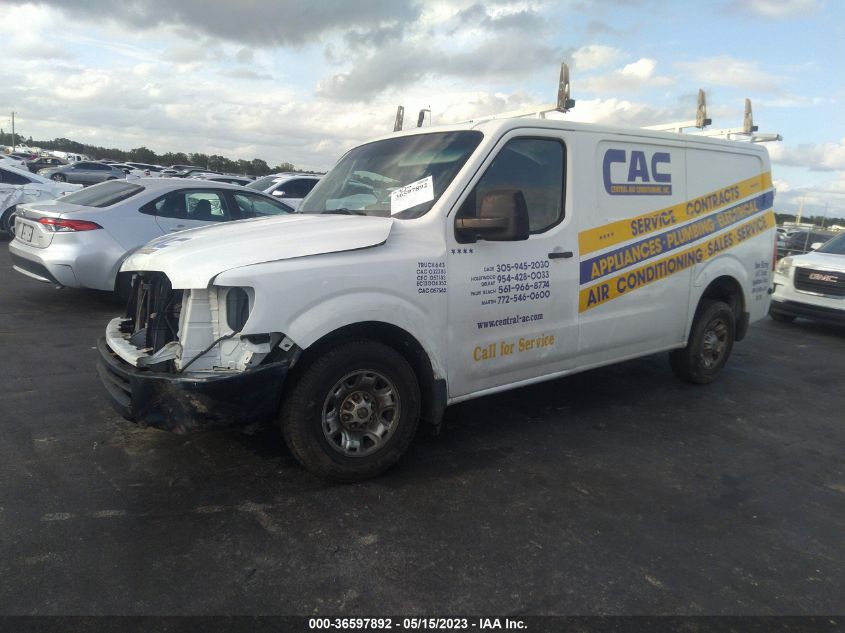 2017 NISSAN NV CARGO SV - 1N6BF0KY9HN807400