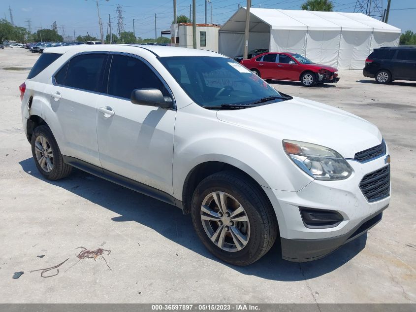 2016 CHEVROLET EQUINOX LS - 2GNALBEK6G1138519