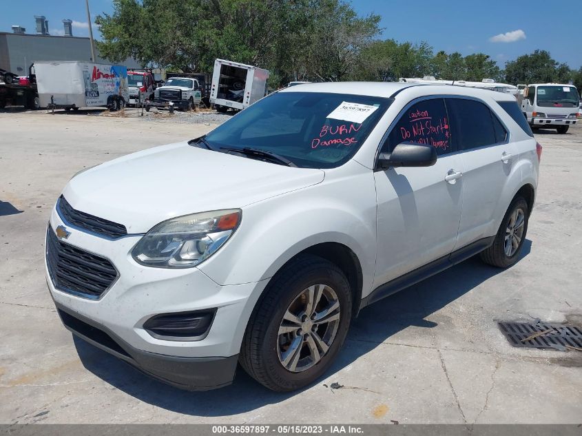 2016 CHEVROLET EQUINOX LS - 2GNALBEK6G1138519