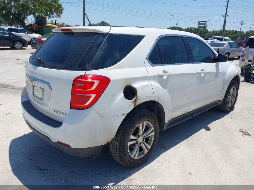 2016 CHEVROLET EQUINOX LS - 2GNALBEK6G1138519