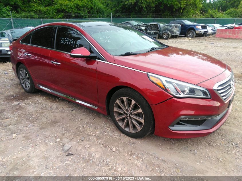 2016 HYUNDAI SONATA 2.4L LIMITED - 5NPE34AF9GH300804