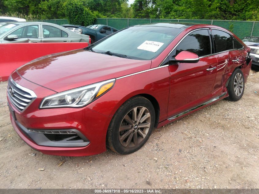 2016 HYUNDAI SONATA 2.4L LIMITED - 5NPE34AF9GH300804