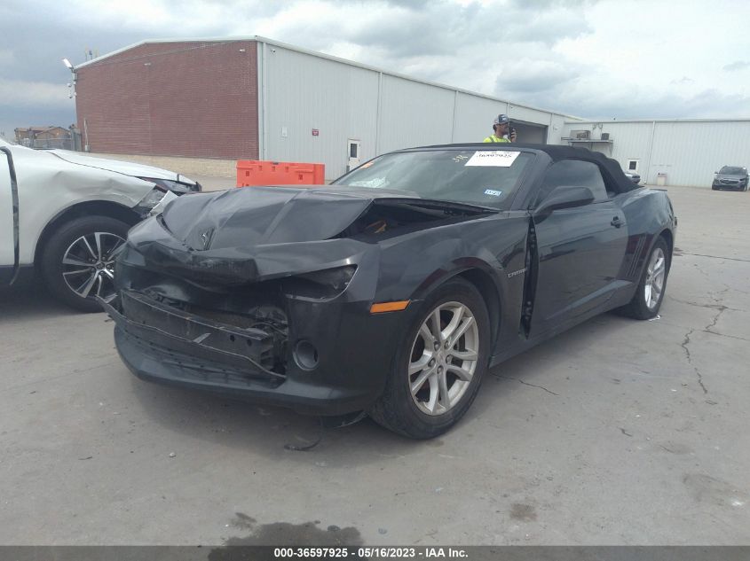 2015 CHEVROLET CAMARO LT - 2G1FD3D30F9187753