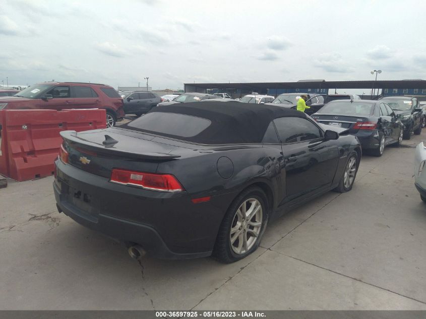 2015 CHEVROLET CAMARO LT - 2G1FD3D30F9187753