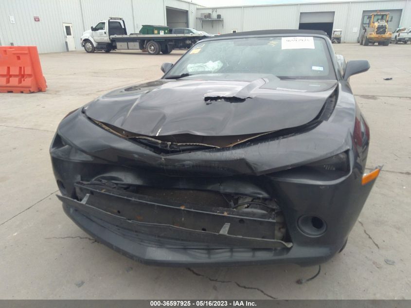 2015 CHEVROLET CAMARO LT - 2G1FD3D30F9187753