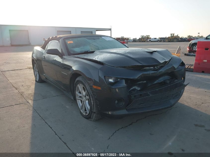 2015 CHEVROLET CAMARO LT - 2G1FD3D30F9187753