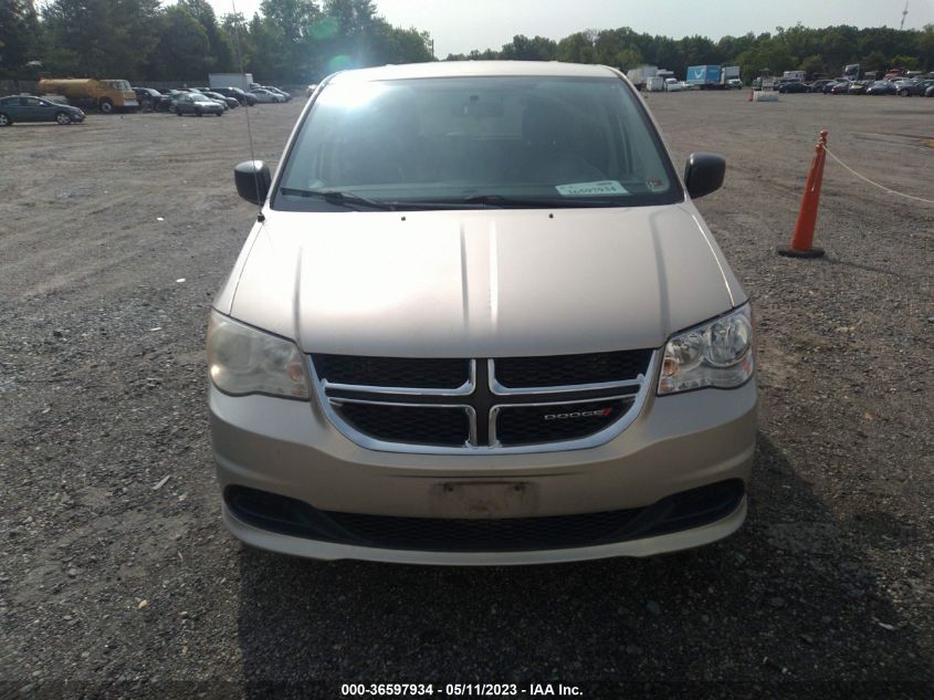 2014 DODGE GRAND CARAVAN SE - 2C4RDGBG6ER379890
