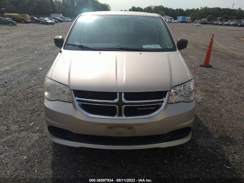 2014 DODGE GRAND CARAVAN SE - 2C4RDGBG6ER379890