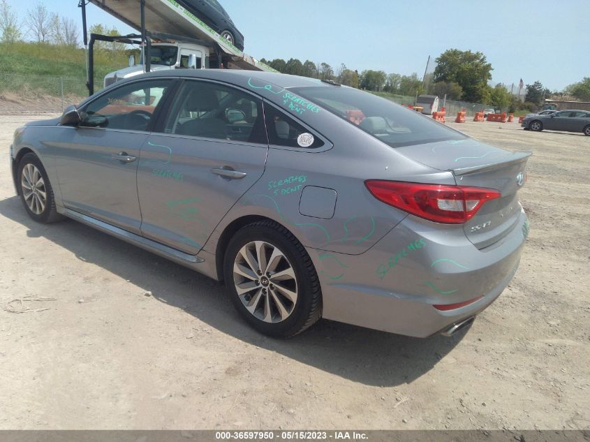 2016 HYUNDAI SONATA 2.4L SPORT - 5NPE34AF4GH267422