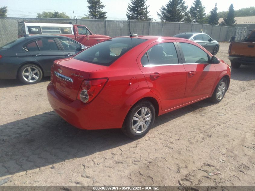 2015 CHEVROLET SONIC LT - 1G1JC5SG8F4194872