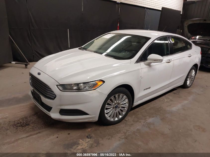 2014 FORD FUSION SE HYBRID - 3FA6P0LU6ER367762