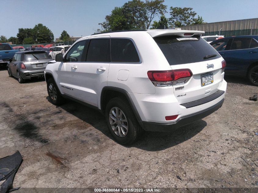 2022 JEEP GRAND CHEROKEE WK LAREDO X 1C4RJFAG5NC114147