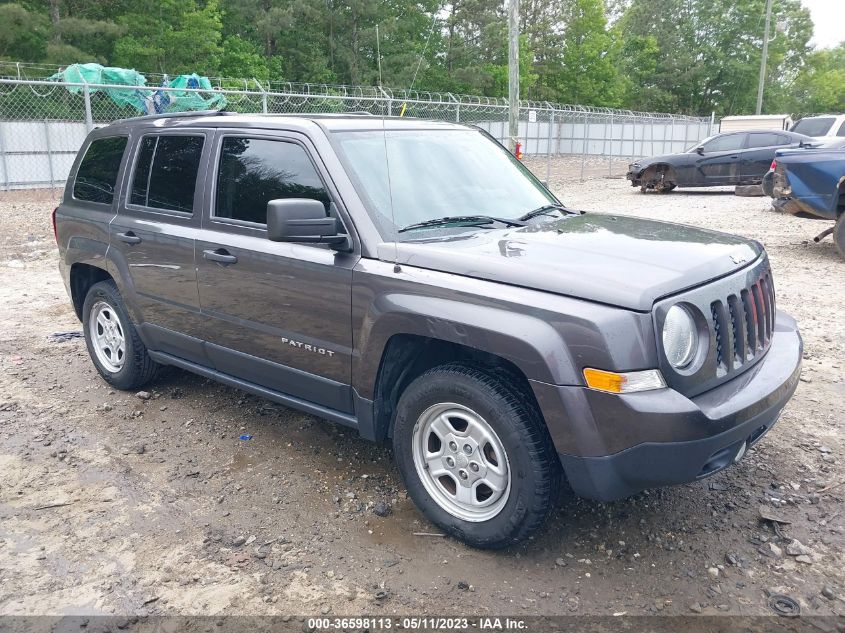 2016 JEEP PATRIOT SPORT - 1C4NJPBB8GD727237