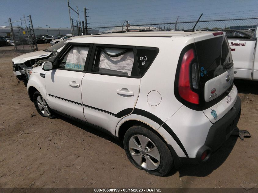 2016 KIA SOUL BASE - KNDJN2A26G7382036