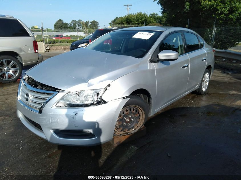 2015 NISSAN SENTRA S - 3N1AB7AP5FY336912