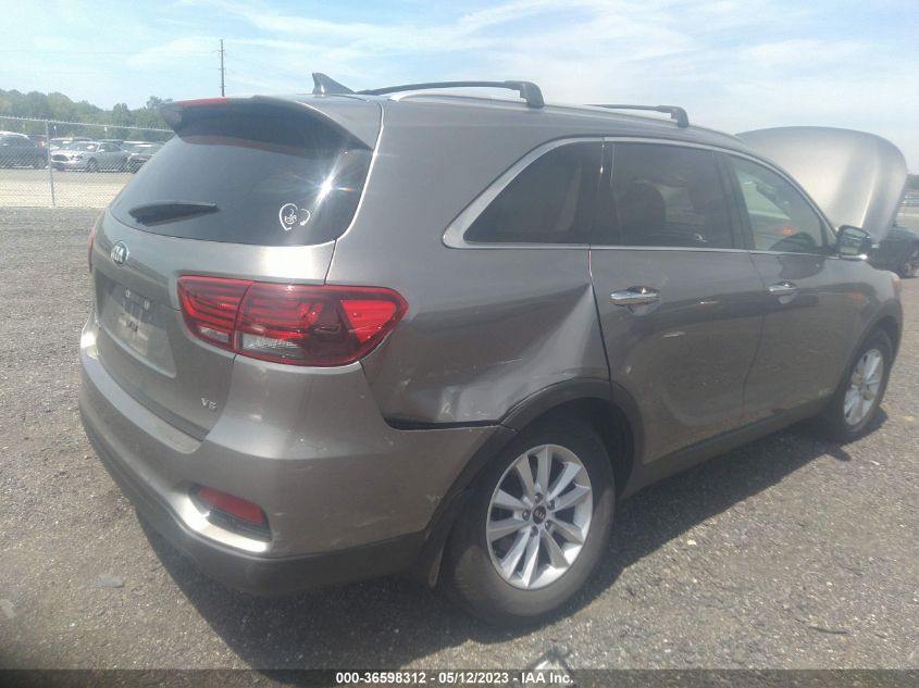 2019 KIA SORENTO LX V6 - 5XYPGDA59KG536213